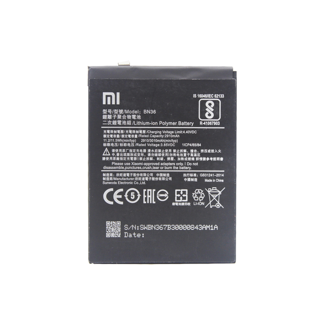 Bateria Xiaomi M1804D2SG Mi A2 / 6X BN36 Comprar Online