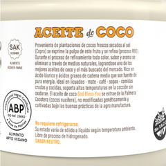 ACEITE DE COCO NEUTRO 1 LT - godblessyou