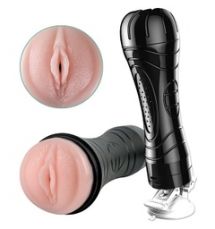 Masturbador Vagina Cyberskin Vibrador c/ Fixação - comprar online