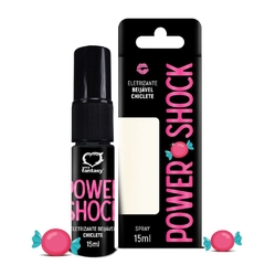 Power Shock Vibrador Líquido Beijável - Chiclete