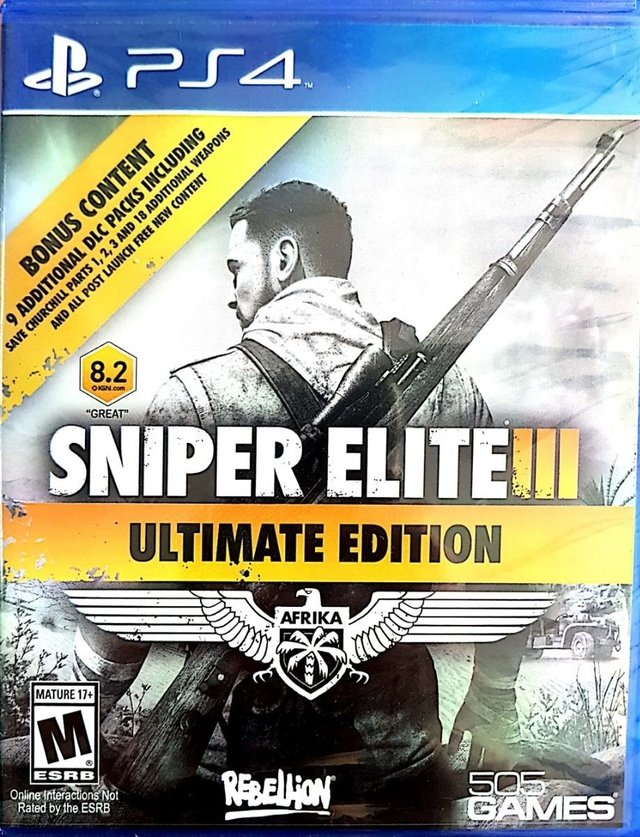 SNIPER ELITE 3: ULTIMATE EDITION - PS4 DIGITAL