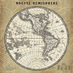 poster mapa mundi antigo