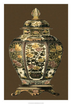 quadro de vaso de porcelana chinesa