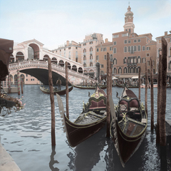 Rialto Bridge Gondolas - Alan Blaustein - comprar online