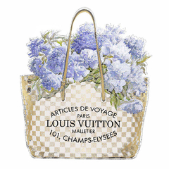 Indigo Bouquet with Gold Bag- Madeline Blake - comprar online