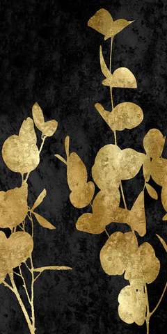 Nature Panel Gold on Black I - Danielle Carson - comprar online