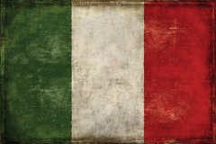 Poster bandeira itália