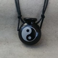 Colar aromático difusor pessoal de cerâmica - yin/yang - cantil - 4 cores na internet