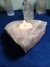 Porta-velas de quartzo rosa bruto com orgonite 801g- amor - comprar online