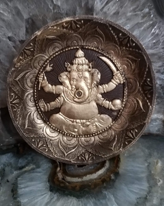 Incensário Ganesha de resina 12cm - 3 cores - Orgonites e loja de artigos esotéricos