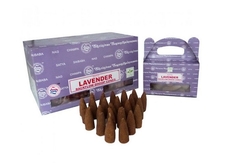 Incenso indiano cone lavanda, Satya 24 cones - comprar online