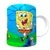 Caneca Bob Esponja Calça Quadrada - Novittas - Presentes Criativos