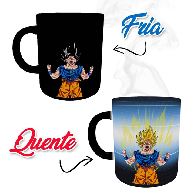 Caneca Dragon Ball Goku Super Sayajin 4