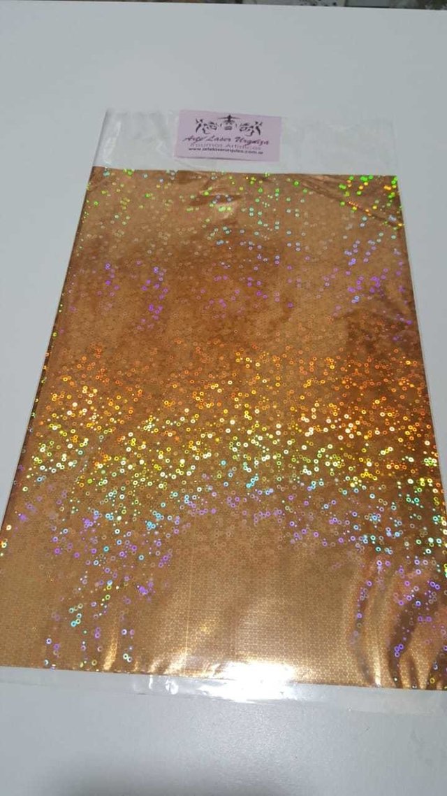 Lámina Foil Textil Dorado 25 X 30 Cms – Mixarte