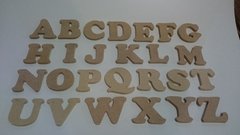 Letras em MDF cru 12cm altura e 18mm de espessura na internet