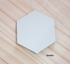 Painel Hexagonal 6mm espessura Mdf Branca