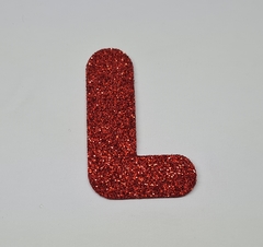 Letras em EVA com Glitter 12cm de altura - comprar online