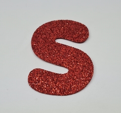 Letras em EVA com Glitter 12cm de altura na internet