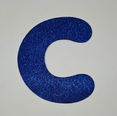 Letras em EVA com Glitter 12cm de altura - loja online