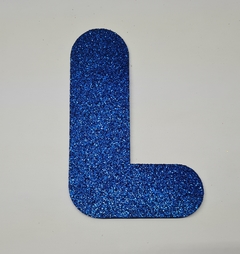 Letras em EVA com Glitter 12cm de altura - loja online