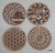 Mandalas 20cm MDF 3mm cru - comprar online