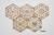 Painel Decorativo Cobogó  Hexagonal PH-19 MDF Cru 3mm de espessura - comprar online
