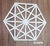 Painel Decorativo Cobogó Hexagonal PH-26 MDF Branco 3mm de espessura