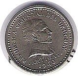 Uruguay, 25 cent de 1960