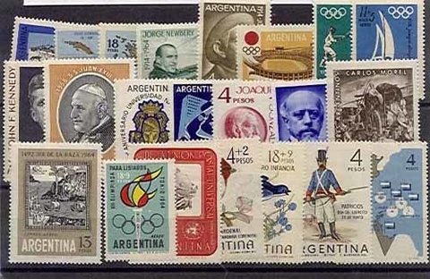 AÑO COMPLETO DE 1964 (22 SELLOS)