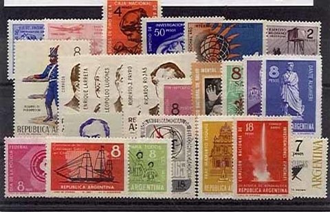 AÑO COMPLETO DE 1965 (25 SELLOS)