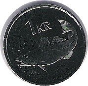 ISLANDIA, 1 KRONA DE 1999