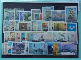 Colección Argentina de BARCOS (52 Sellos)