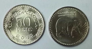 COLOMBIA 2013 50 PESOS