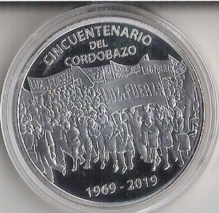 Medalla del Cincuentenario del Cordobazo 1969-2019 - comprar online