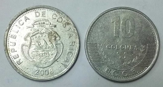 COSTA RICA 1979 10 COLONES