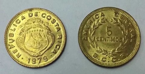 COSTA RICA 1979 5 CENT