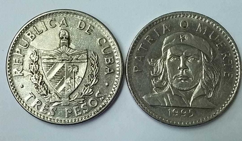 CUBA 1990/95 3 PESOS