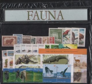 Colección Argentina de FAUNA (52 sellos)
