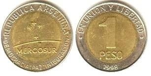 MONEDA DE 1 PESO " Mercosur "