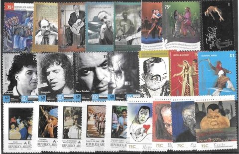 Colección Argentina de MUSICA (24 Sellos)