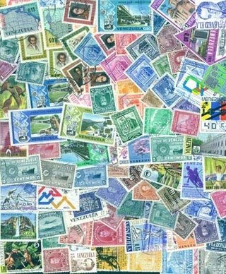Colección de 1000 estampillas de VENEZUELA
