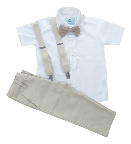 conjunto social roupa batizado infantil masculina com calça batismo