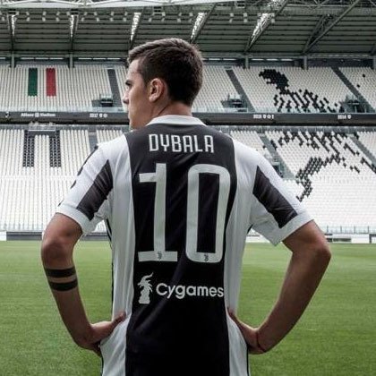 Estampado 10 DYBALA JUVENTUS - Comprar en Nicodeportes