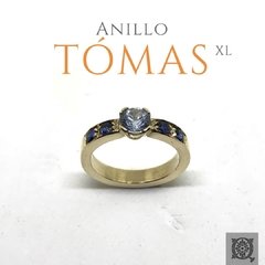 Anillo Oro con piedras