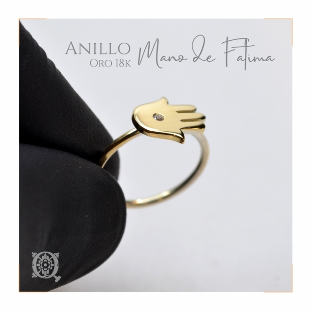 Anillo mano de fatima oro hotsell