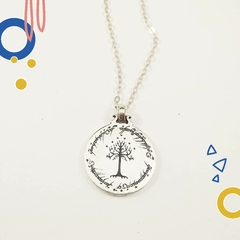 Collar: Tolkien logo - Arbol blanco