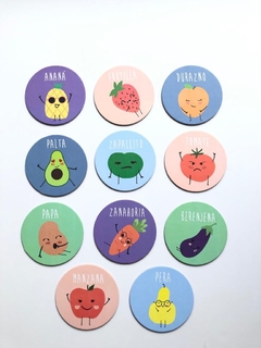 Juego de la Memoria de Frutas y Verduras