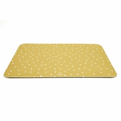 ALFOMBRA DE BAÑO CONFETTI MOSTAZA - comprar online