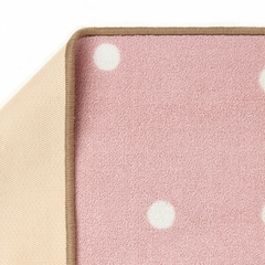 ALFOMBRA TEJIDA DOTS PINK - tienda online