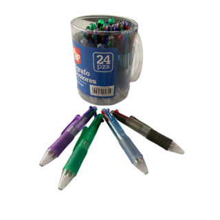 ESFERO POINTER MINI RETRACTIL 4 MINAS X UND